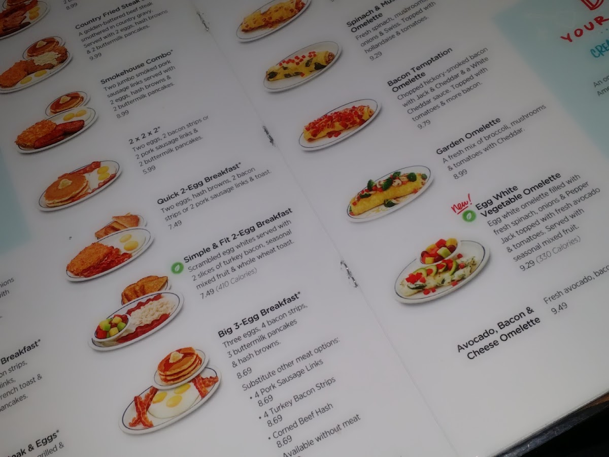 IHOP Photo Menu 8