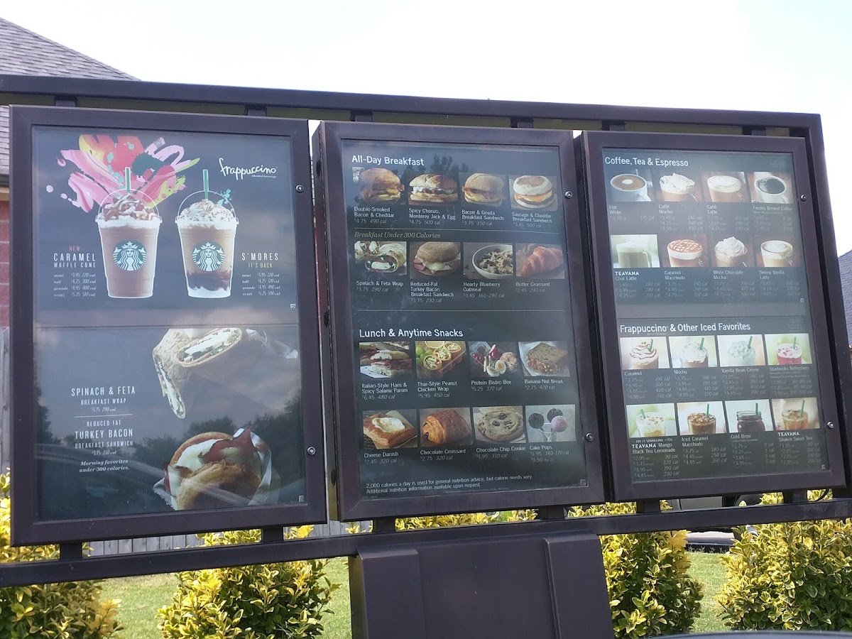 Starbucks Photo Menu 2
