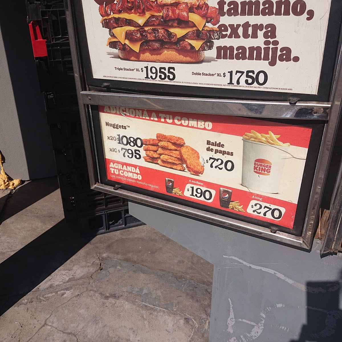 Burger King Photo Menu 1