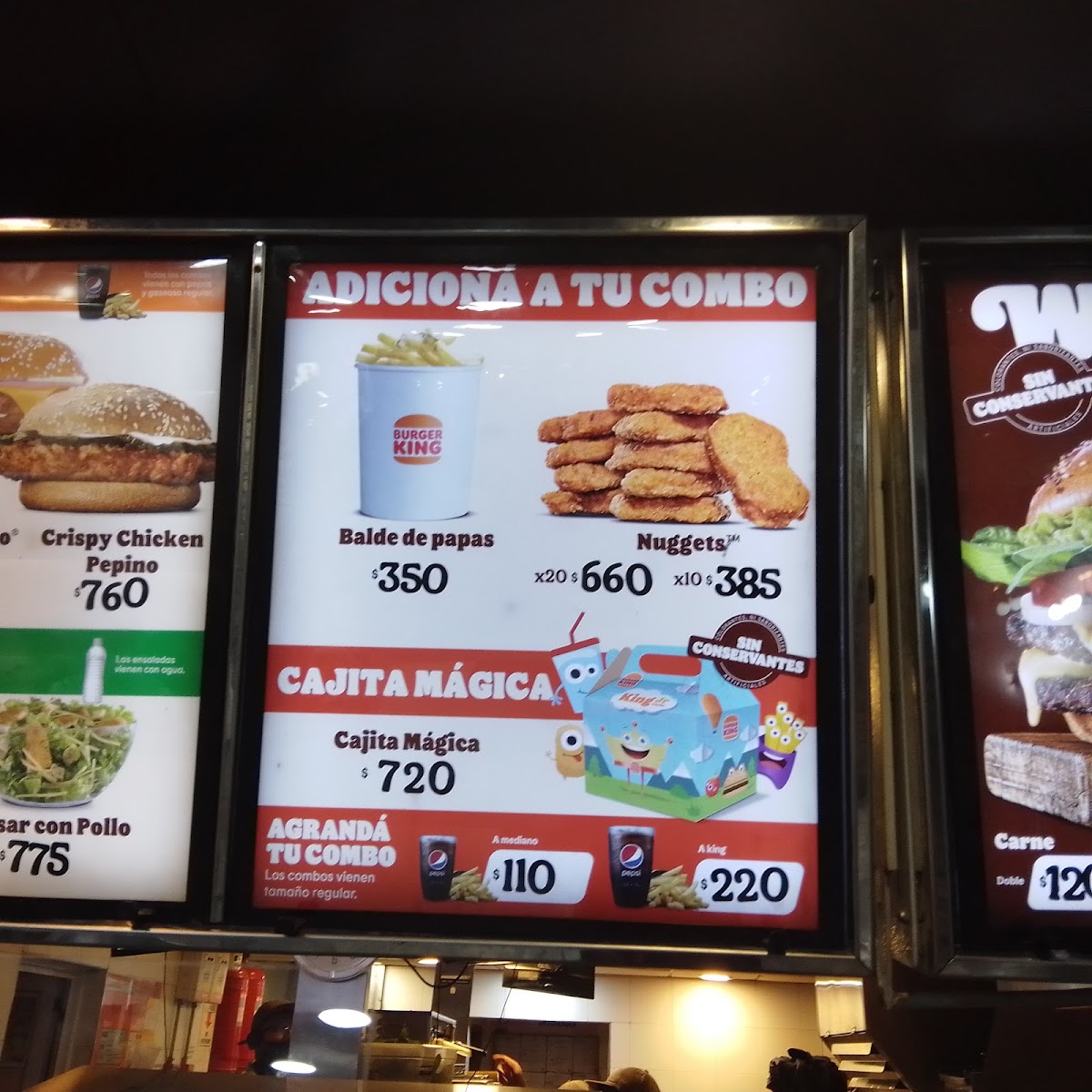 Burger King Photo Menu 2
