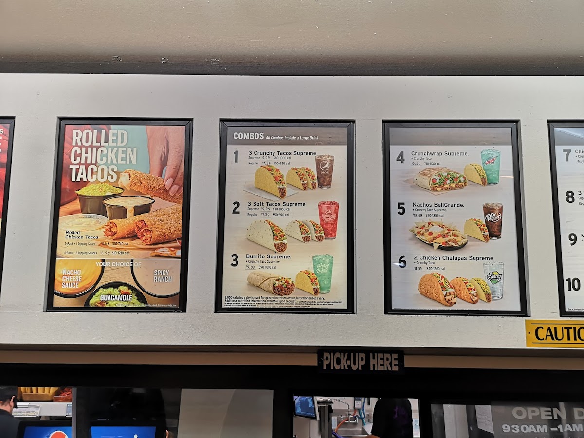 Taco Bell Photo Menu 10