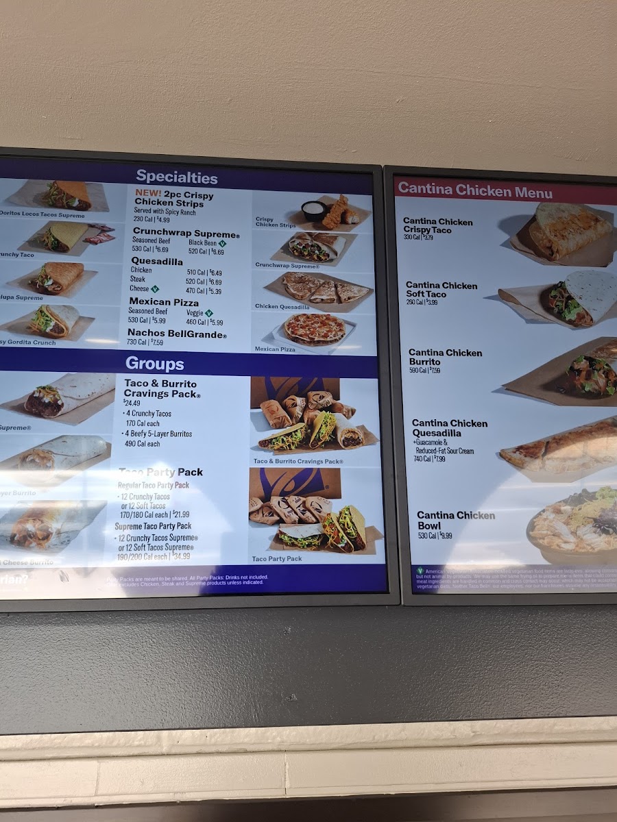 Taco Bell Photo Menu 4