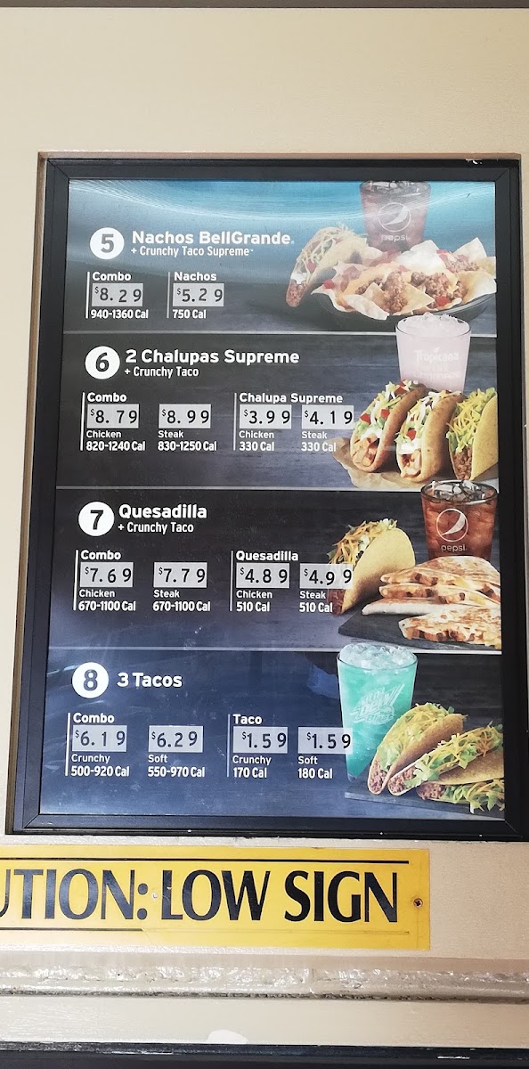 Taco Bell Photo Menu 6