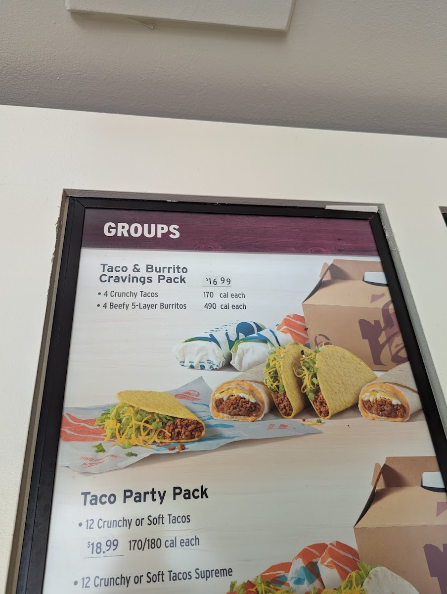 Taco Bell Photo Menu 7