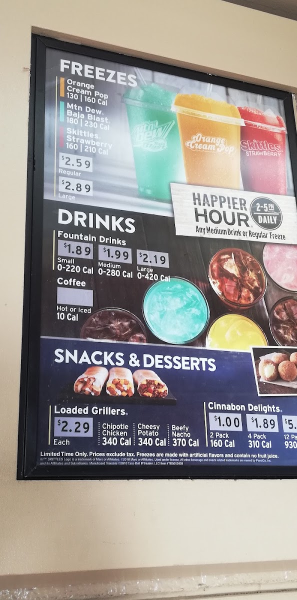 Taco Bell Photo Menu 9