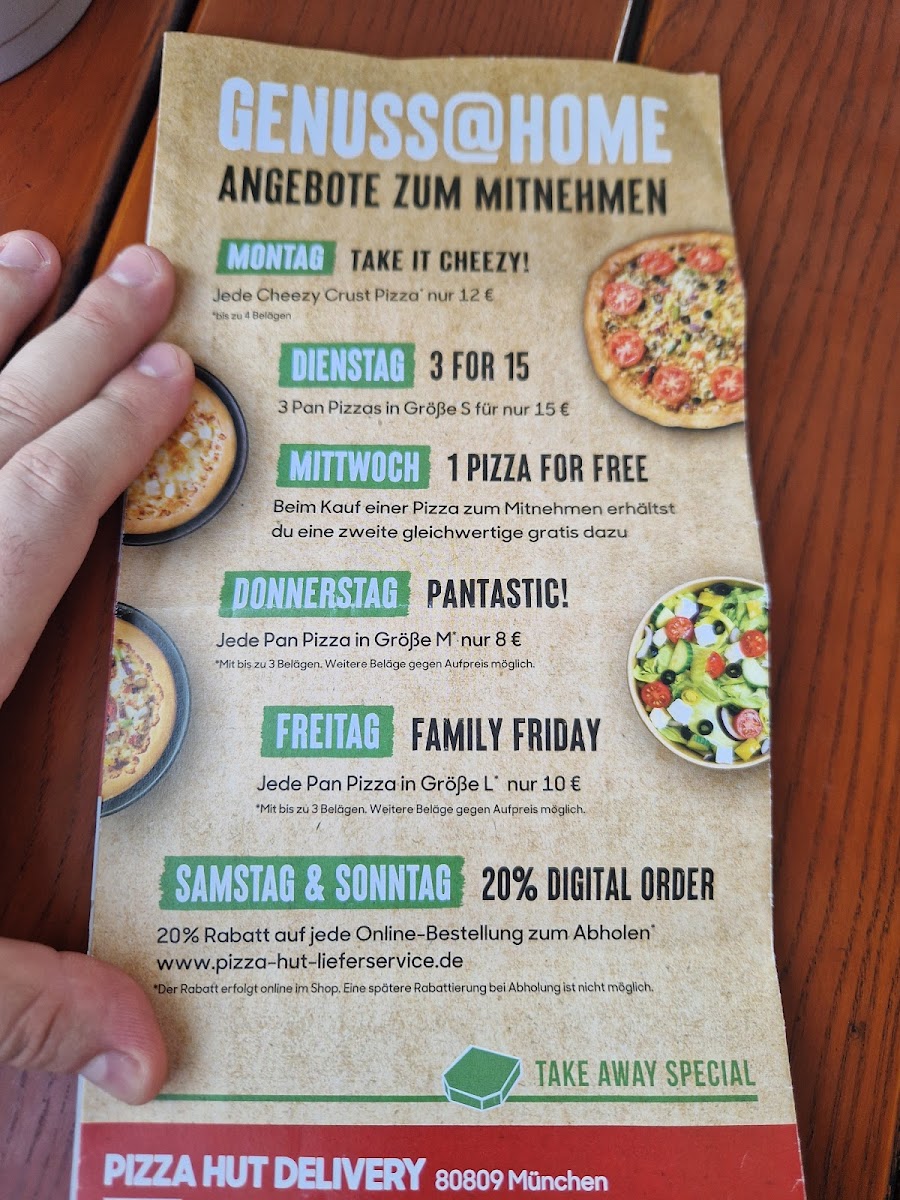 Pizza Hut Photo Menu 10