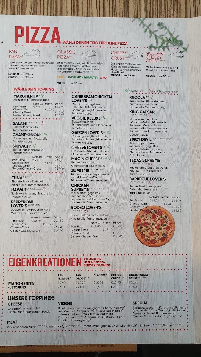 Pizza Hut Photo Menu 5