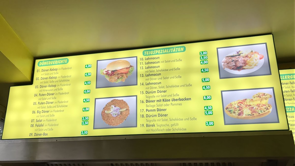 Istanbul Döner Photo Menu 3