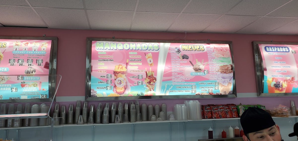 La Michoacana Photo Menu 9