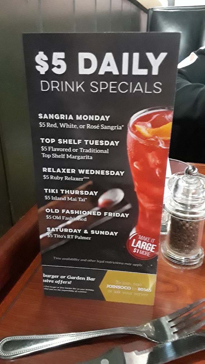 Ruby Tuesday Photo Menu 5