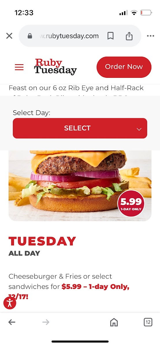 Ruby Tuesday Photo Menu 9