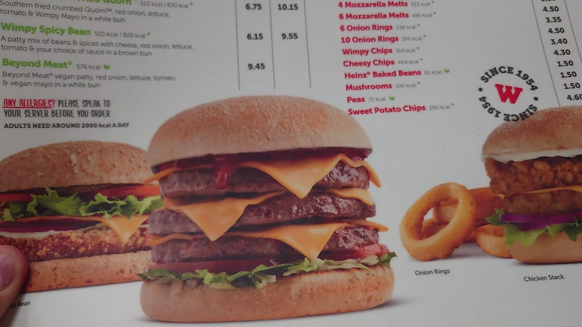 Wimpy Photo Menu 1