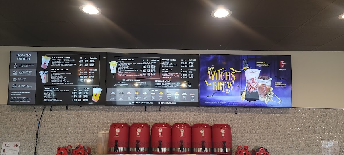 Gong Cha Photo Menu 10