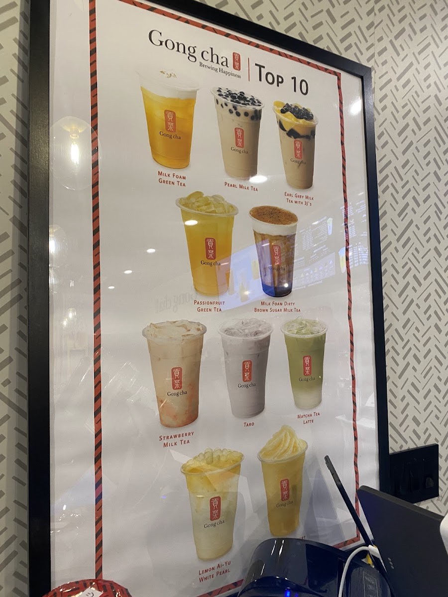 Gong Cha Photo Menu 7
