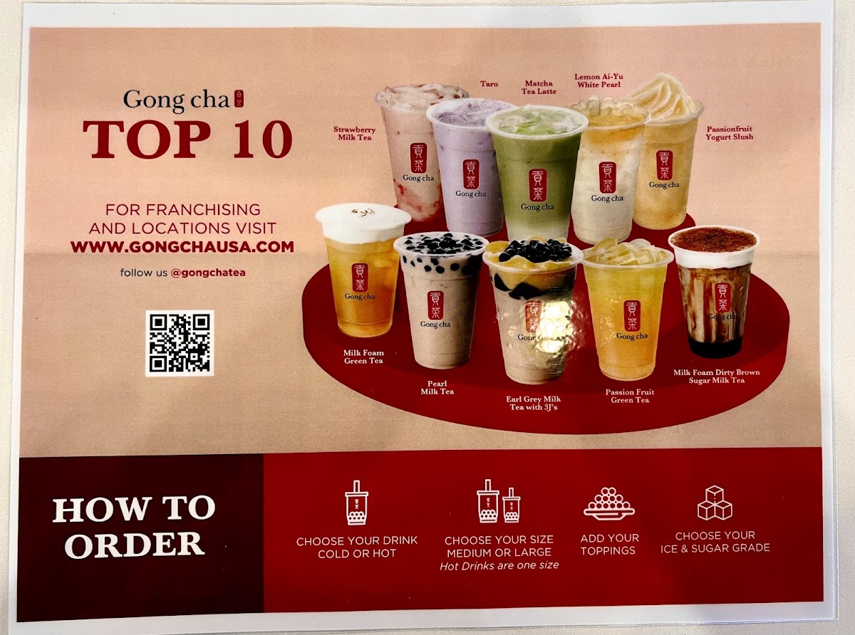 Gong Cha Photo Menu 9