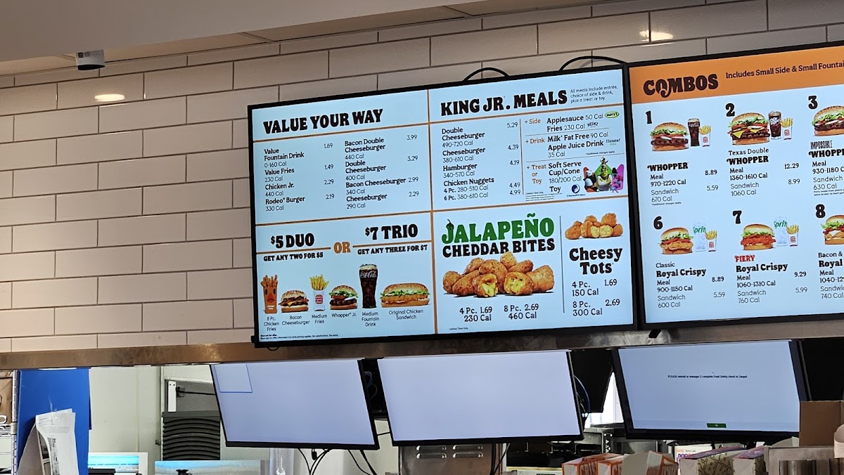 Burger King Photo Menu 3