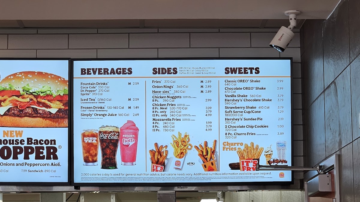 Burger King Photo Menu 4