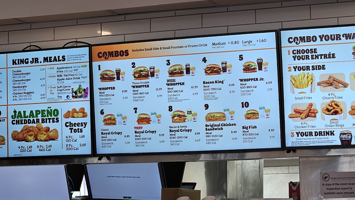 Burger King Photo Menu 5
