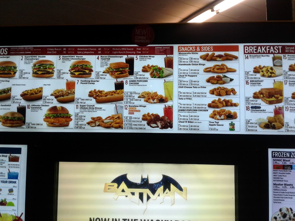 Sonic Drive-In Photo Menu 4