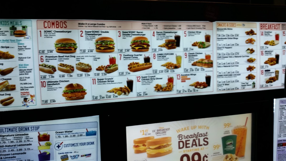 Sonic Drive-In Photo Menu 6