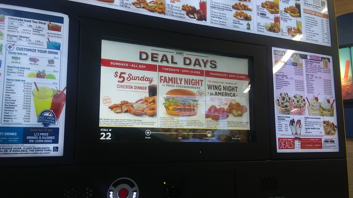 Sonic Drive-In Photo Menu 7