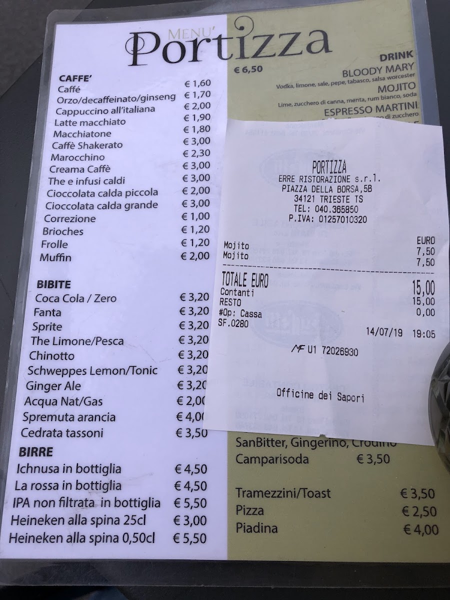 Bar Portizza Photo Menu 5