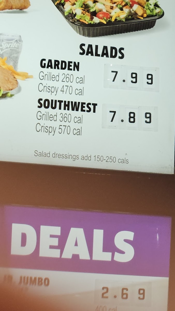 Jack in the Box Photo Menu 1