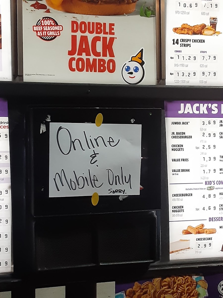 Jack in the Box Photo Menu 2