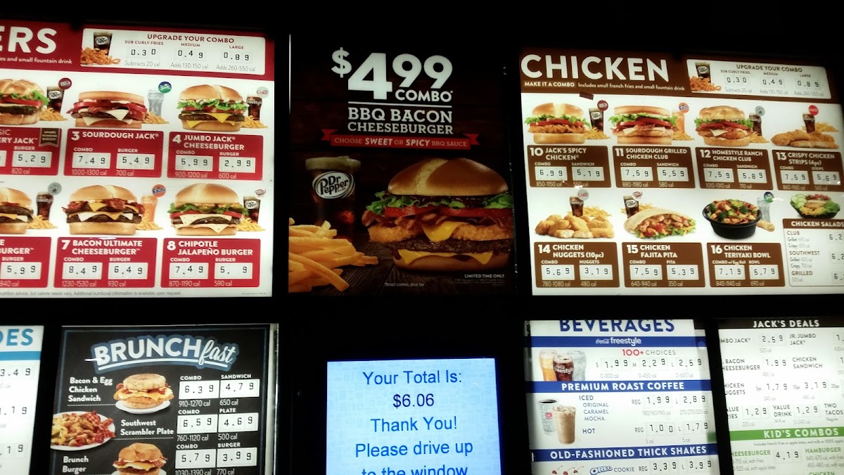 Jack in the Box Photo Menu 4