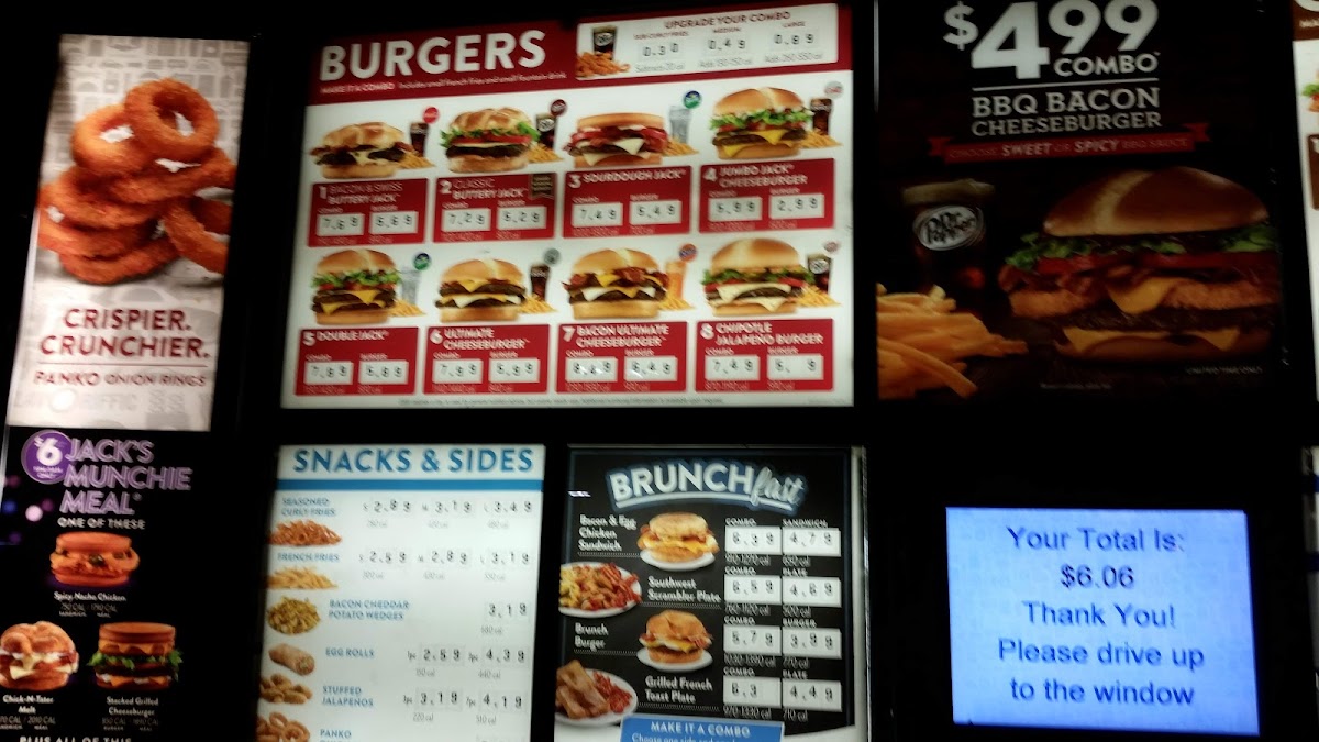 Jack in the Box Photo Menu 6
