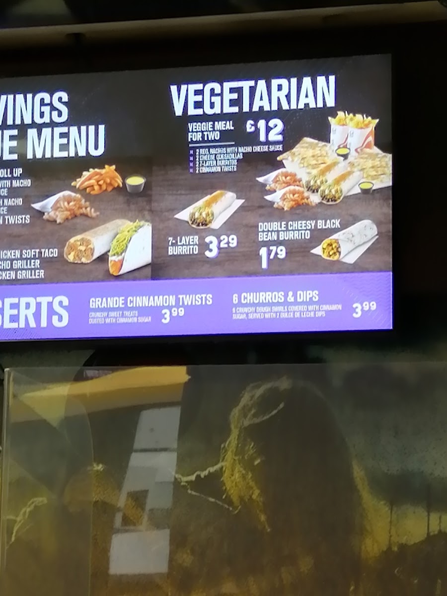 Taco Bell Photo Menu 1