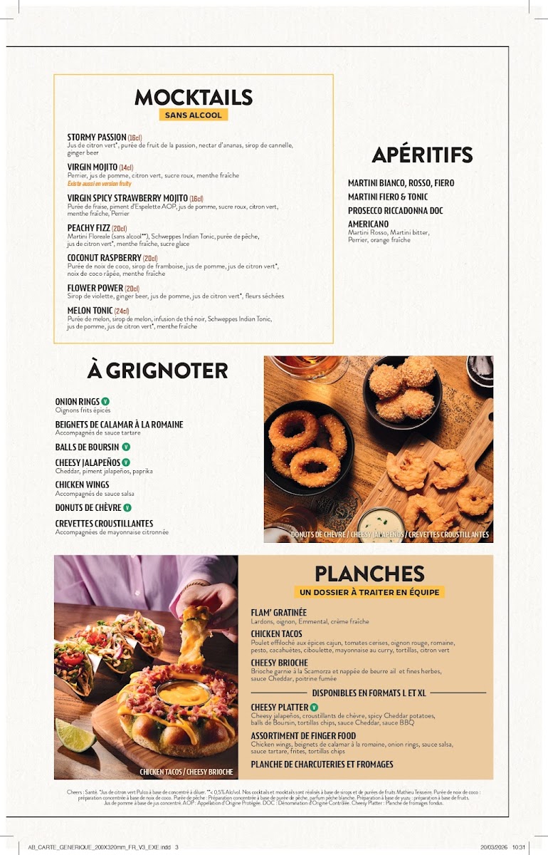 Au Bureau - Pub et Brasserie Photo Menu 2