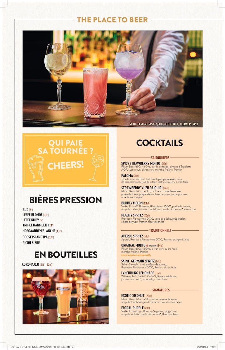 Au Bureau - Pub et Brasserie Photo Menu 4
