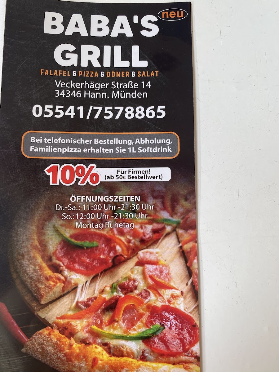 Baba's Grill Photo Menu 9