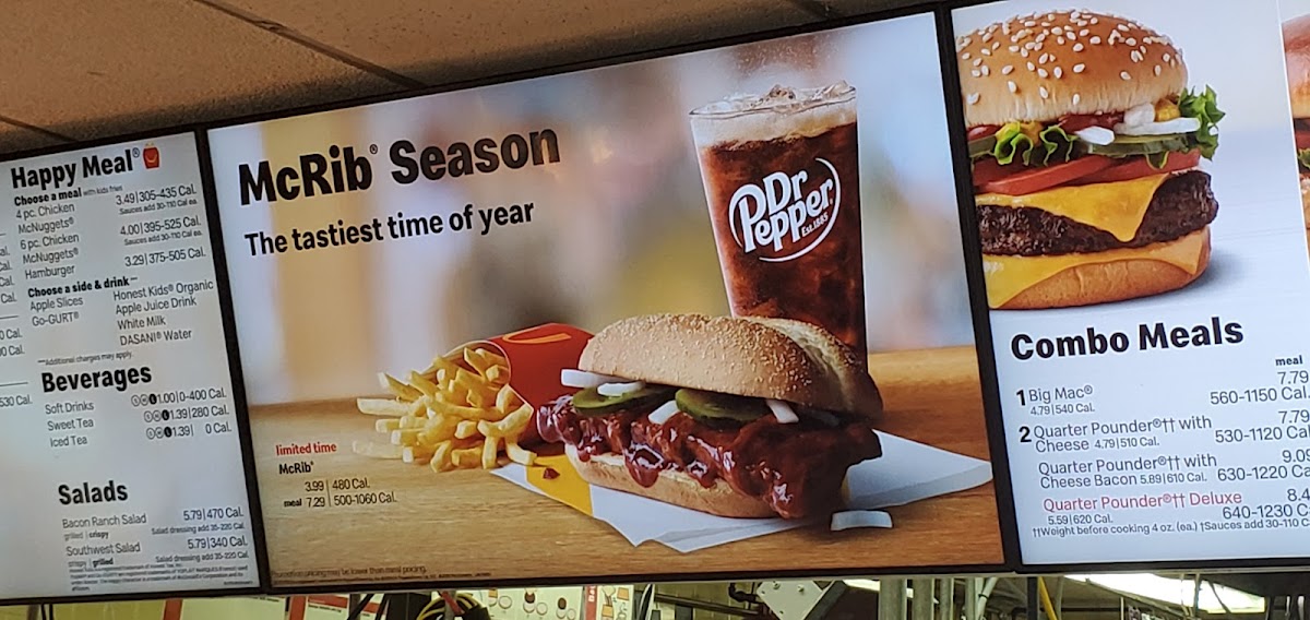 McDonald's Photo Menu 2