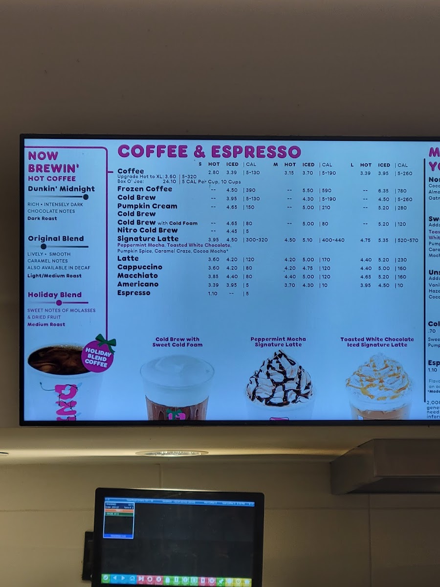 Dunkin' Photo Menu 2
