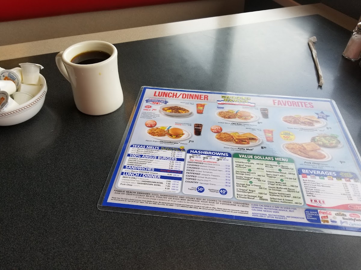 Waffle House Photo Menu 5