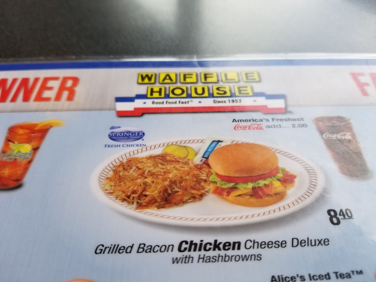 Waffle House Photo Menu 6