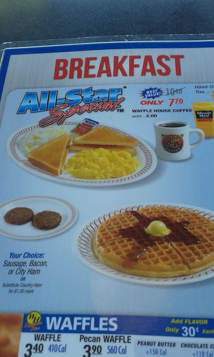 Waffle House Photo Menu 7