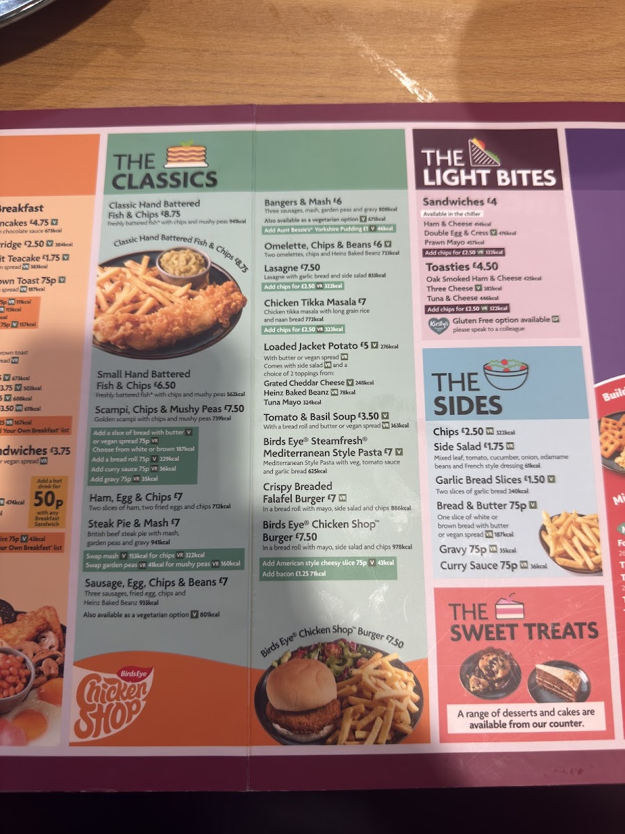 Morrisons Cafe Photo Menu 3