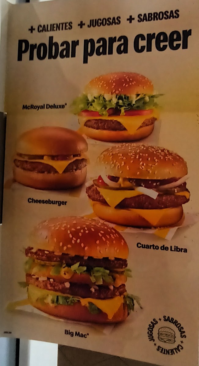 McDonald's Photo Menu 1