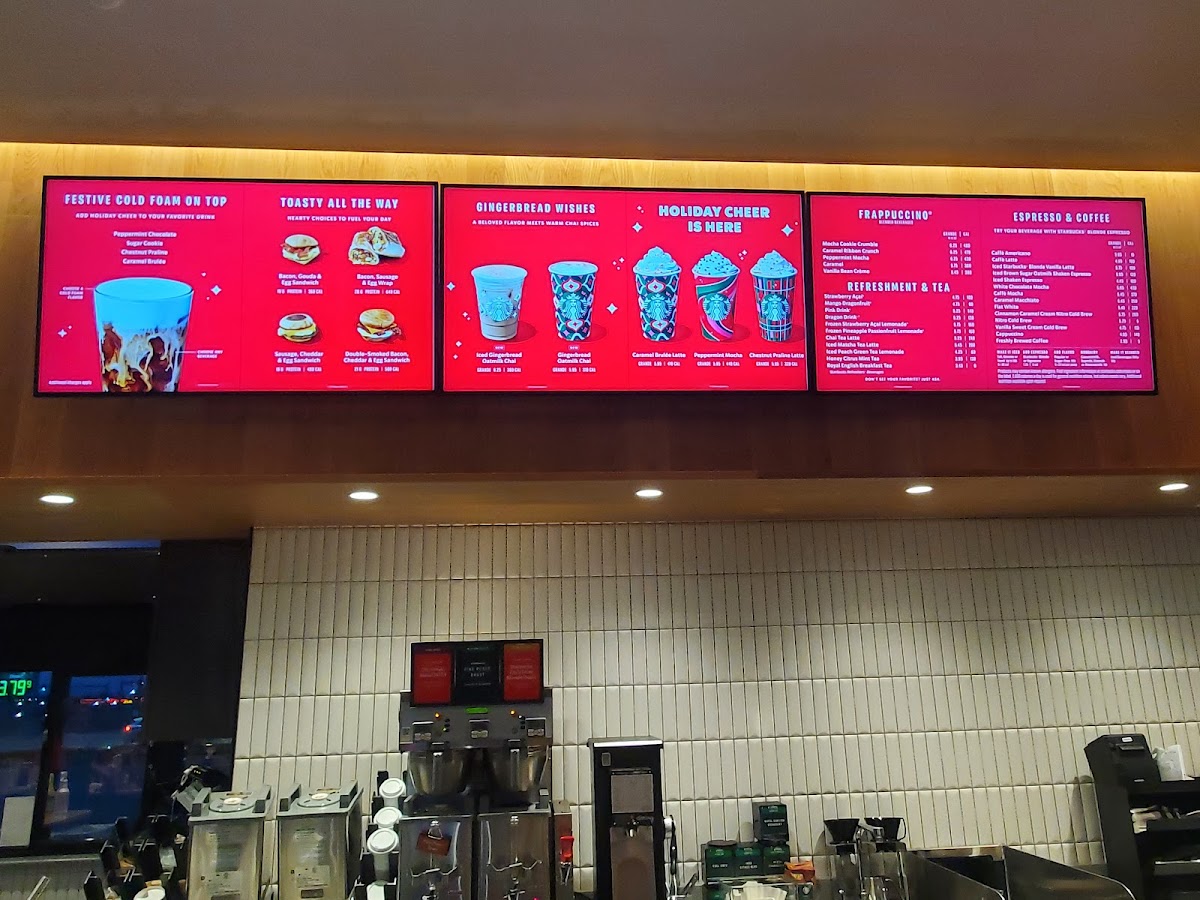 Starbucks Photo Menu 1