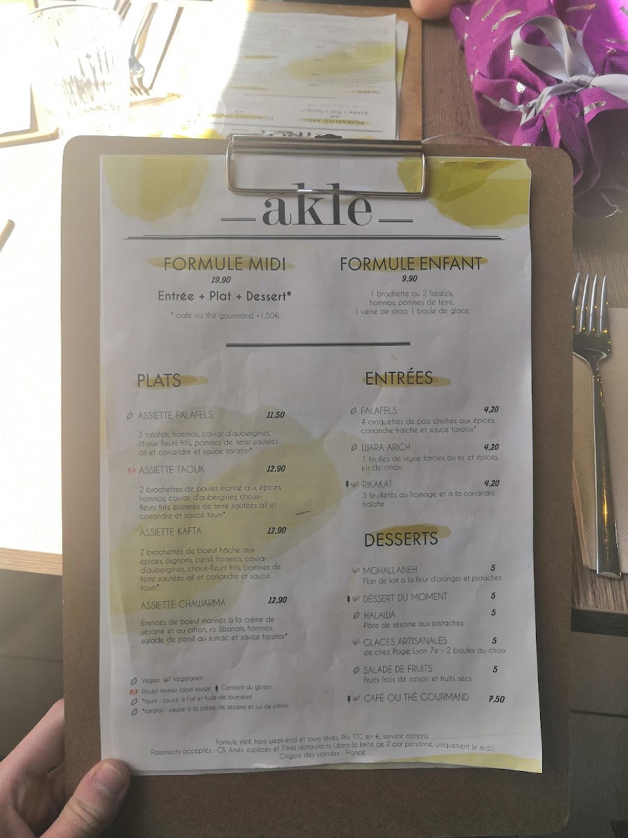 Aklé Photo Menu 7