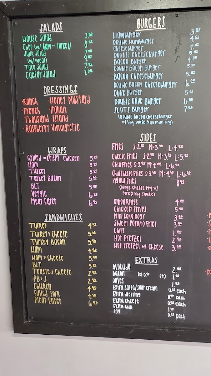 Brink's Ice Cream Express Photo Menu 2
