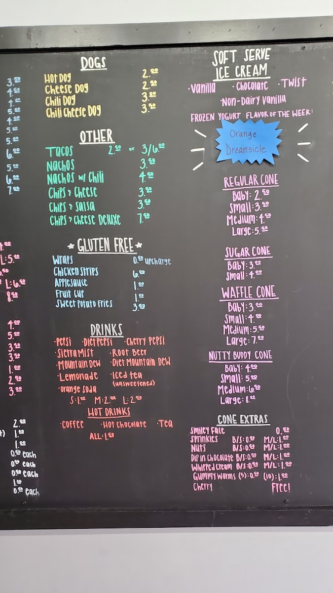Brink's Ice Cream Express Photo Menu 6