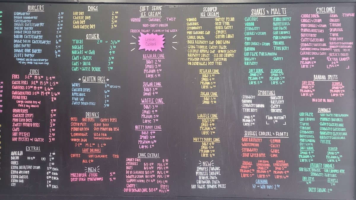 Brink's Ice Cream Express Photo Menu 7