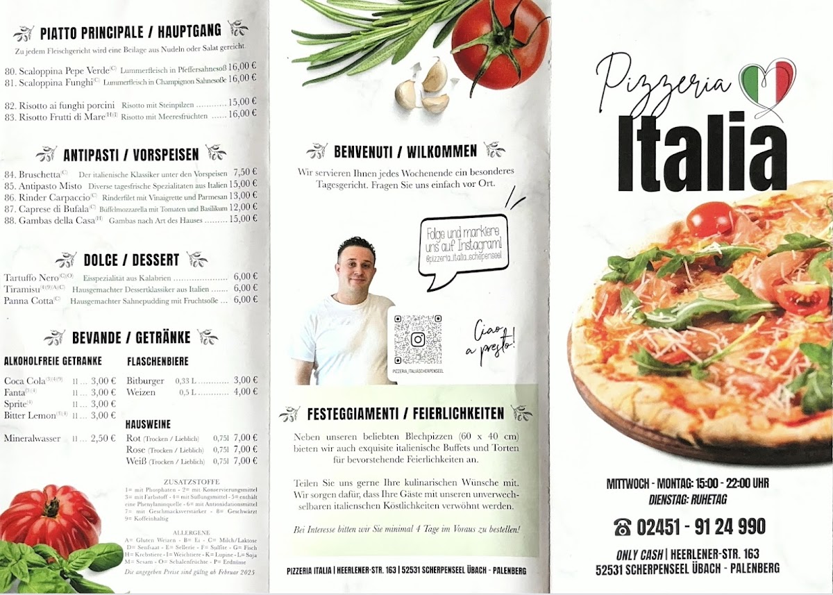 Pizzeria Italia Photo Menu 1
