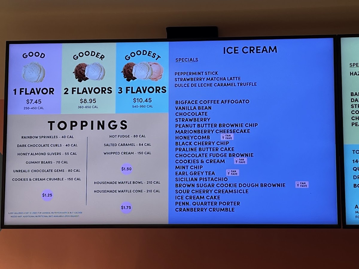 Van Leeuwen Ice Cream Photo Menu 1