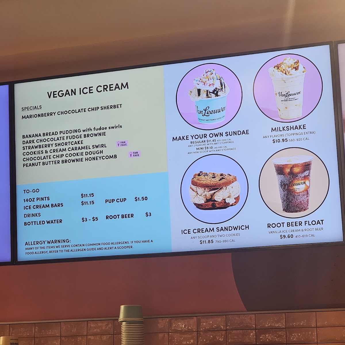 Van Leeuwen Ice Cream Photo Menu 2