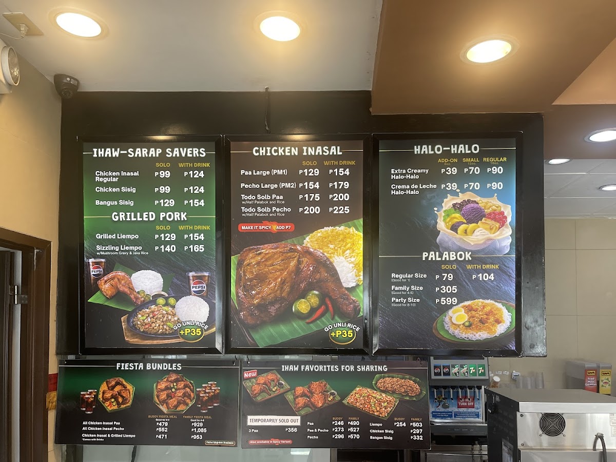 Mang Inasal Photo Menu 1